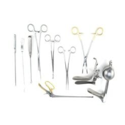 comprehensive gynecology instrument set surgical stainless steel minor pelvic procedure kit pak line industries