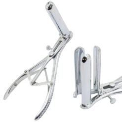 mathieu rectal speculum 19 cm 90x15 mm blades tri valve 3 prong anorectal surgical retractor stainless steel pak line industries