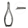nail clippers full top head cutter 14cm heavy duty podiatry chiropody thick nail cutter pak line industries