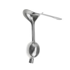 auvard weighted vaginal speculum for gynecological surgical exposure posterior wall retractor stainless steel pak line industries