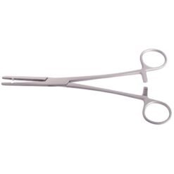 ballentine hysterectomy forceps straight 1x2 teeth longitudinal serrations gynecological clamping forceps surgical stainless steel pak line industries