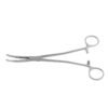 heaney kanter hysterectomy forceps curved 205mm 245mm 1x2 teeth gynecological clamping forceps stainless steel pak line industries