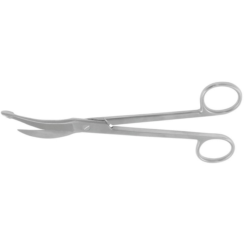 waldmann episiotomy scissors curved blades safety tip obstetric surgical scissors stainless steel pak line industries
