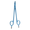 artery sealer 16 cm curved bipolar electrosurgical vessel sealing forceps blue insulated pak line industries