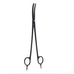 artery sealer non-stick 26cm curved bipolar electrosurgical vessel sealing forceps insulated pak line industries