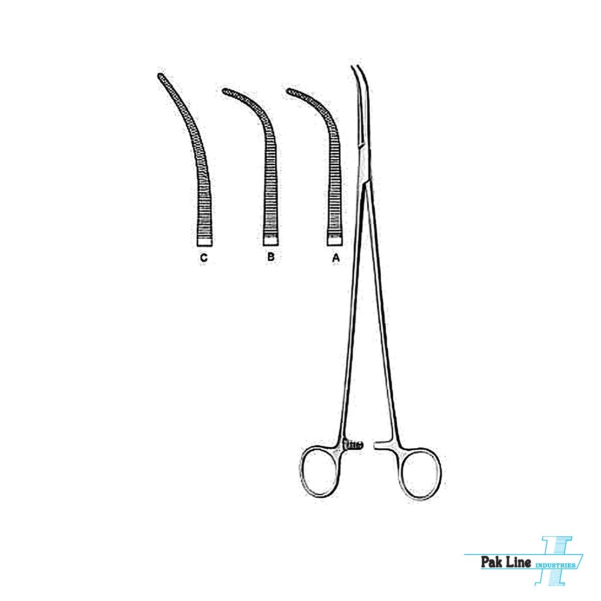 Overholt Dissecting Forceps - Art # PLI-3030 - Pak Line Industries