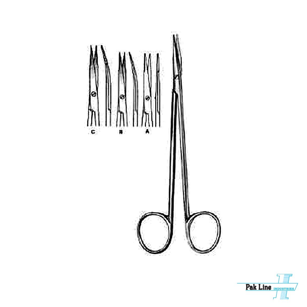 Reynolds Dissecting Scissors - Art # PLI-2870 - Pak Line Industries